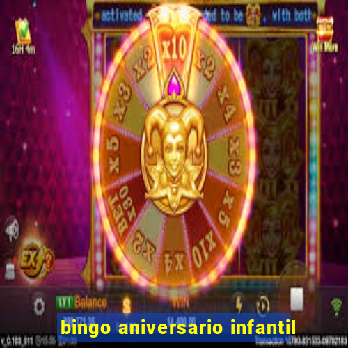 bingo aniversario infantil