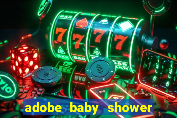 adobe baby shower bingo cards