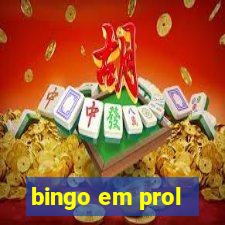 bingo em prol