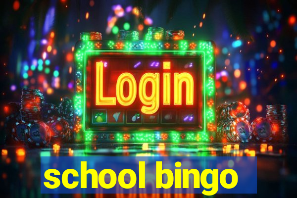 school bingo