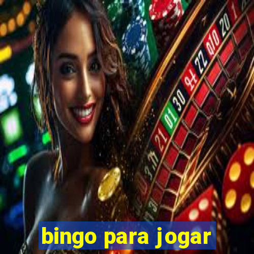 bingo para jogar