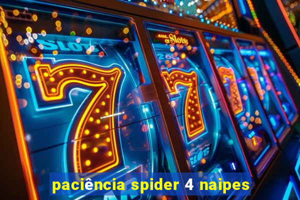 paciência spider 4 naipes