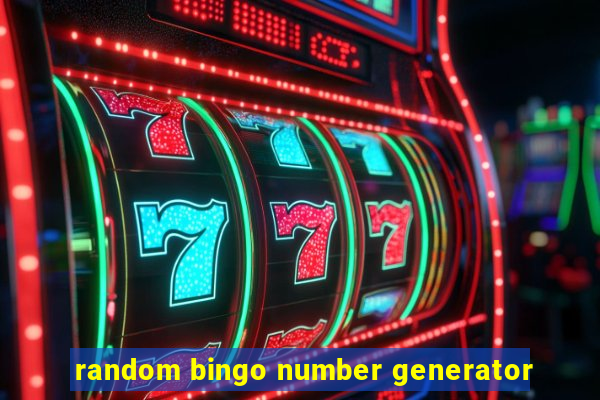 random bingo number generator