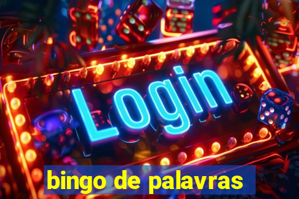 bingo de palavras