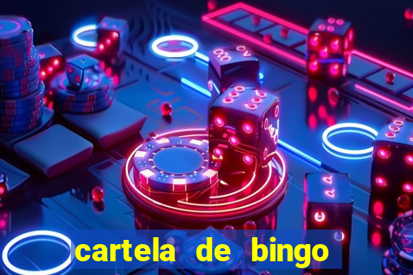 cartela de bingo para cha revela??o