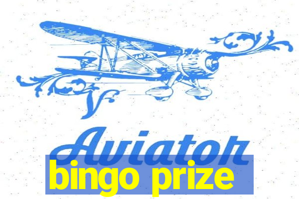 bingo prize