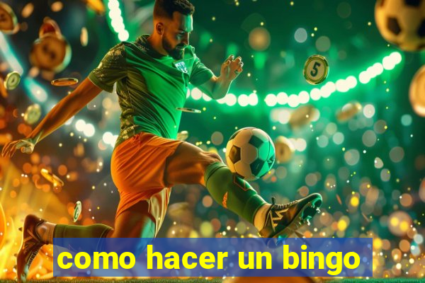 como hacer un bingo