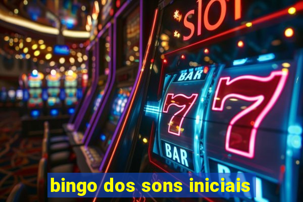 bingo dos sons iniciais