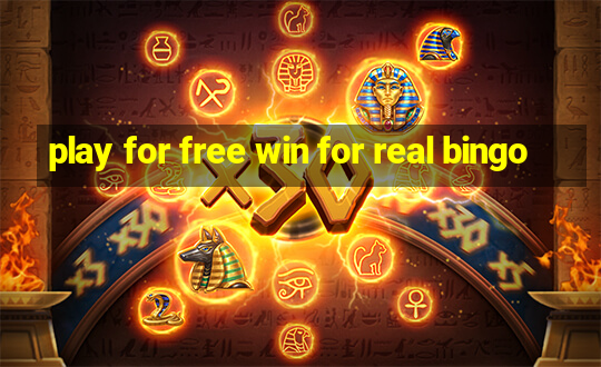 play for free win for real bingo