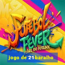 jogo de 21 baralho