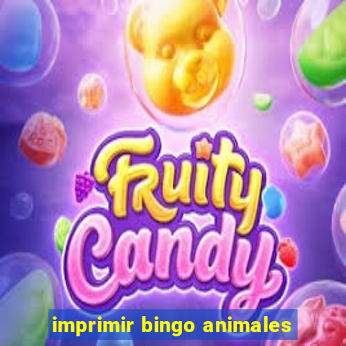 imprimir bingo animales