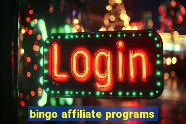 bingo affiliate programs