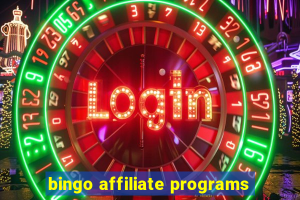 bingo affiliate programs