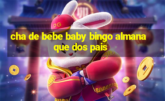 cha de bebe baby bingo almanaque dos pais