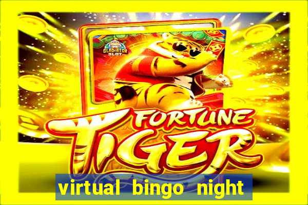 virtual bingo night with friends