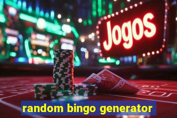 random bingo generator