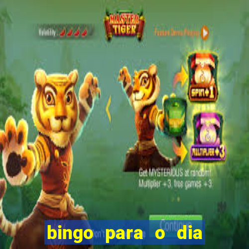 bingo para o dia das m?es