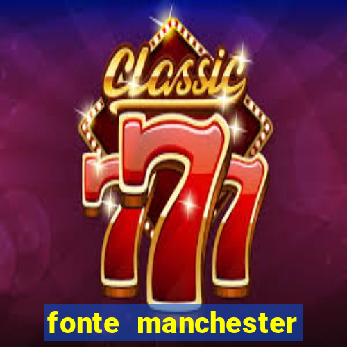 fonte manchester city download