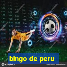 bingo de peru