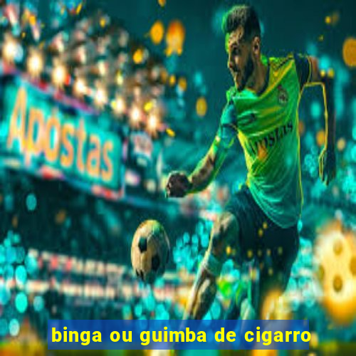 binga ou guimba de cigarro