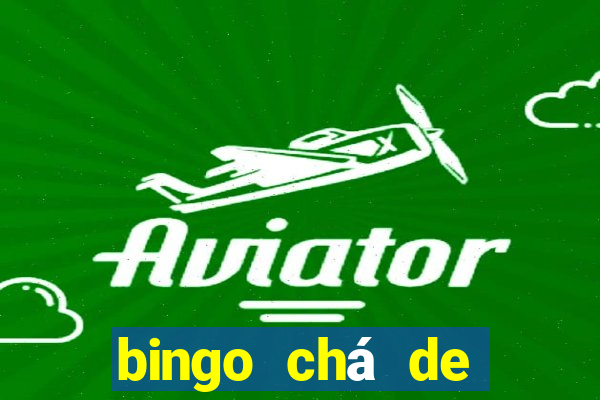 bingo chá de revela??o para imprimir