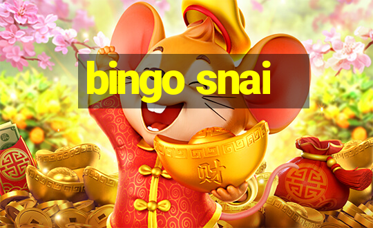 bingo snai