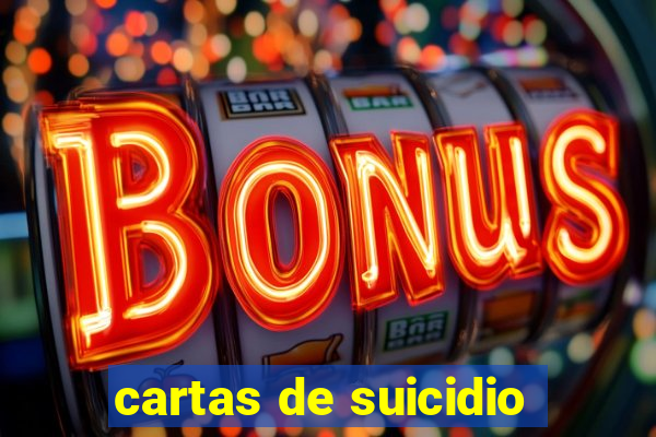 cartas de suicidio