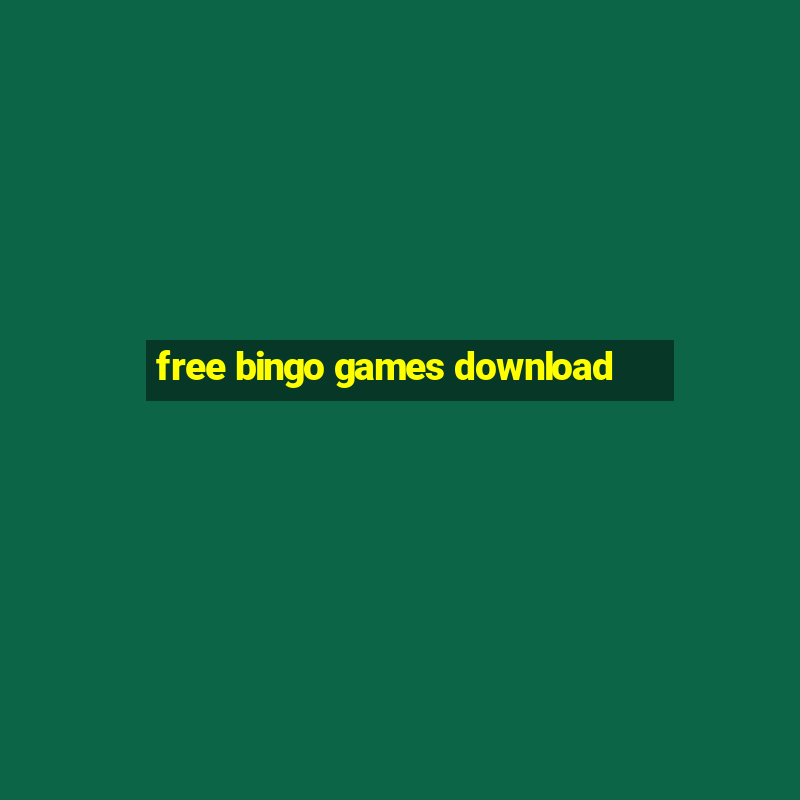 free bingo games download