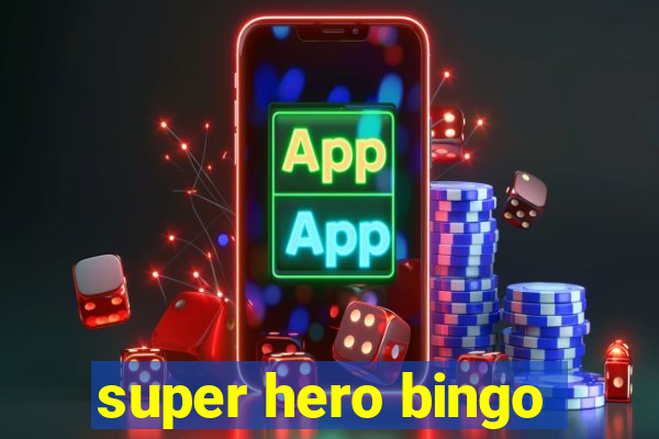 super hero bingo