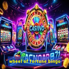 wheel of fortune bingo