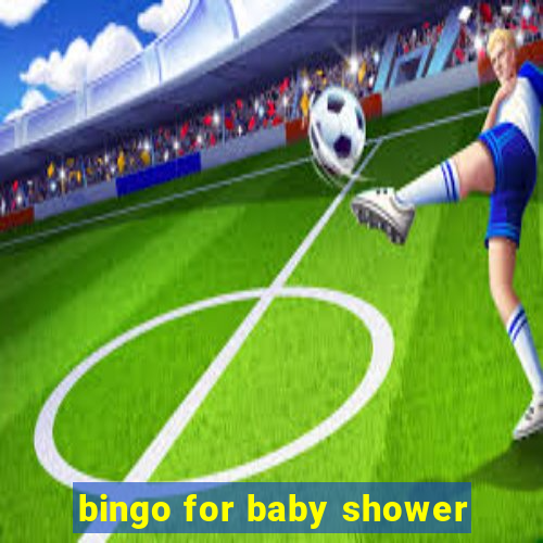 bingo for baby shower