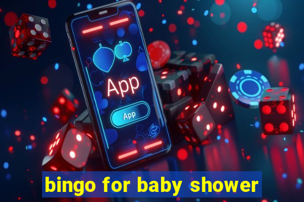 bingo for baby shower