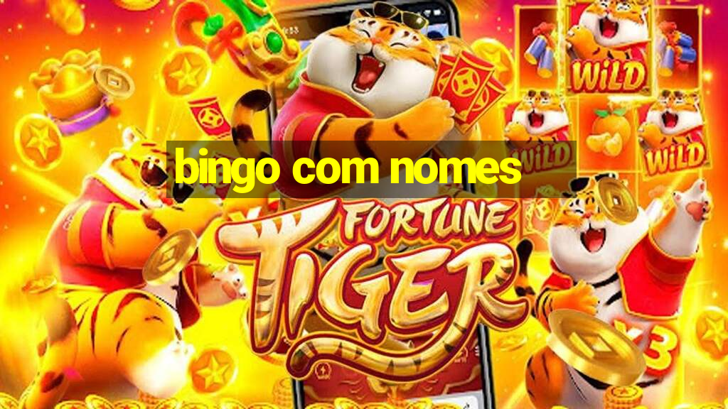 bingo com nomes