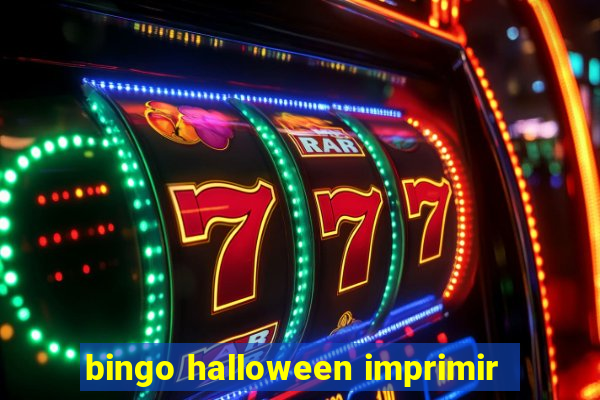 bingo halloween imprimir