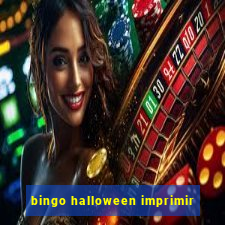 bingo halloween imprimir