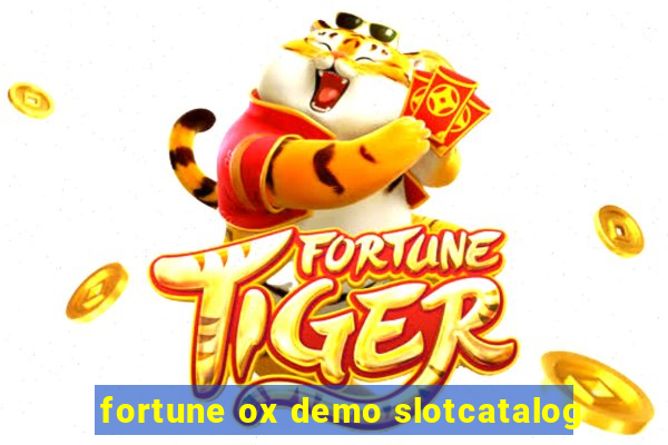 fortune ox demo slotcatalog