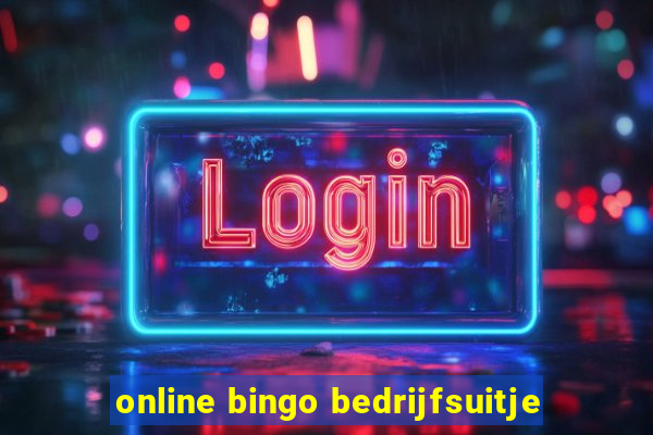 online bingo bedrijfsuitje