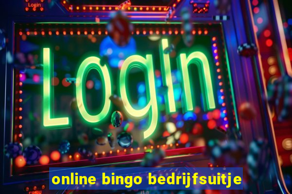 online bingo bedrijfsuitje