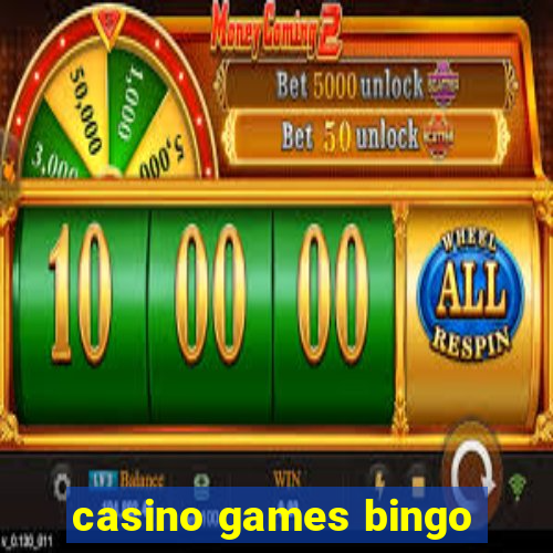 casino games bingo