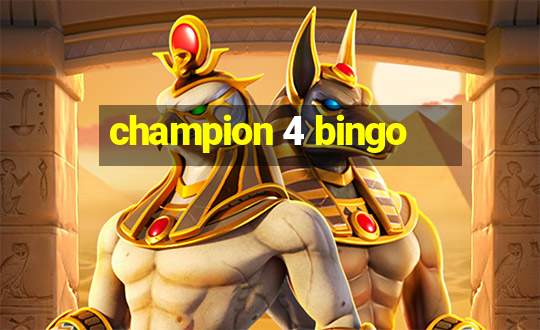 champion 4 bingo