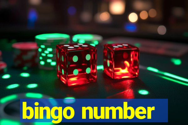 bingo number