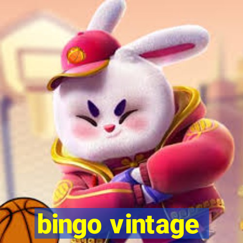 bingo vintage