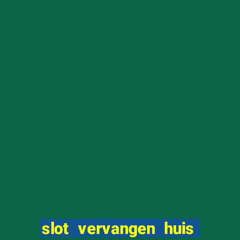 slot vervangen huis ter heide