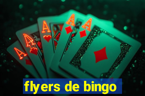 flyers de bingo