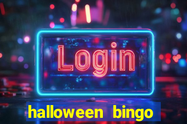 halloween bingo cards with numbers