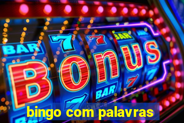 bingo com palavras