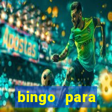 bingo para despedida de solteira para imprimir