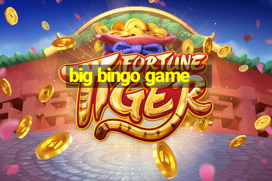 big bingo game