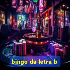 bingo da letra b