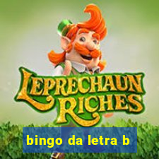 bingo da letra b